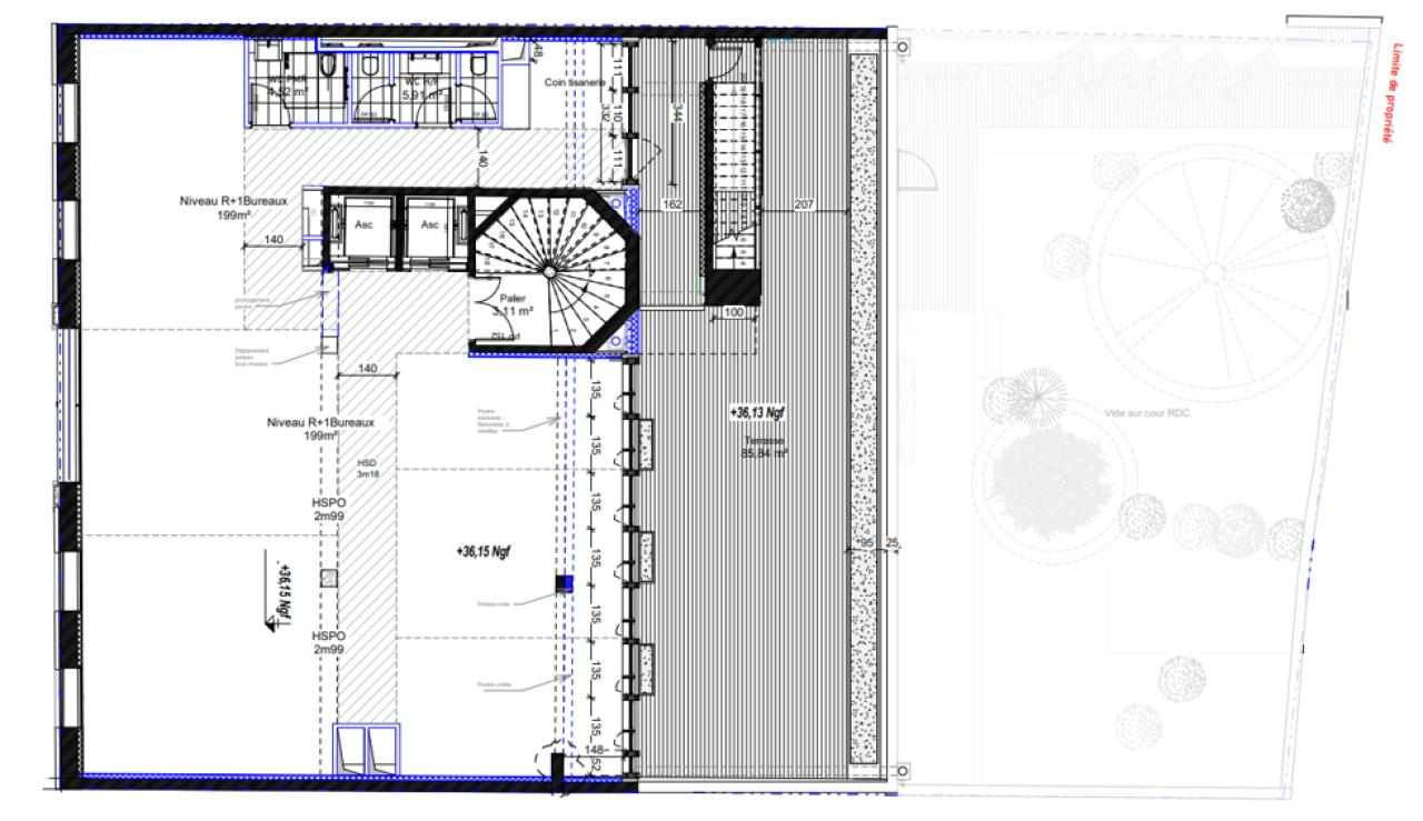 Bureau Paris 1334m² Location bureau Paris OLBUR2101448 4